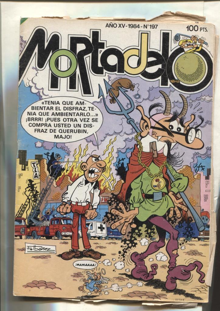 Super Mortadelo numero 197 (numerado 1 en trasera)
