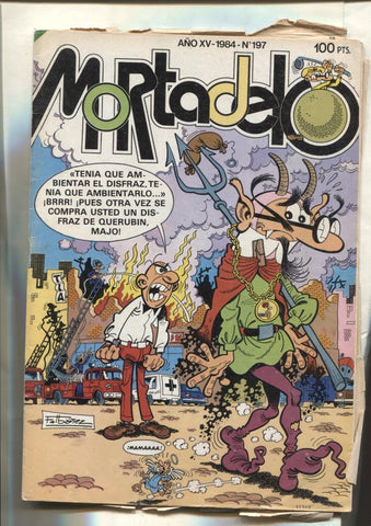 Super Mortadelo numero 197 (numerado 1 en trasera)