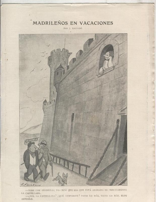 Xaudaro: Lamina numero 18: Madrileños en vacaciones