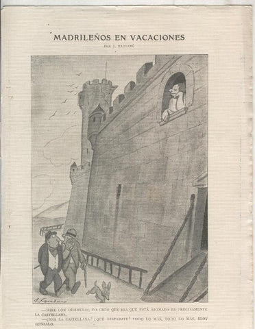 Xaudaro: Lamina numero 18: Madrileños en vacaciones