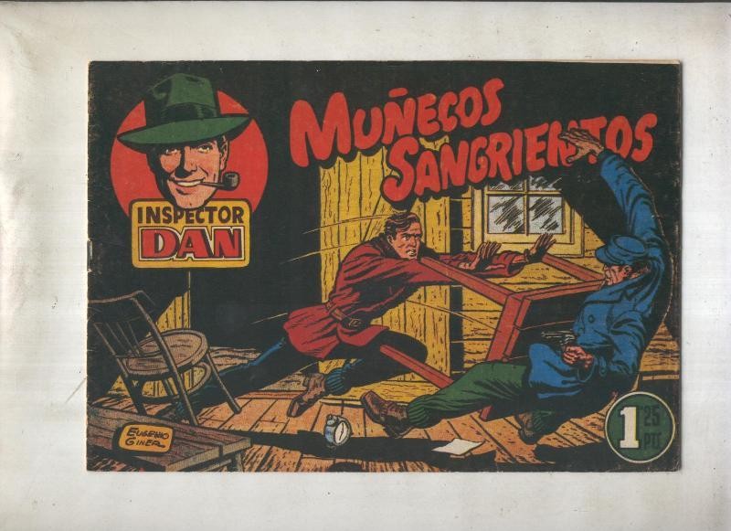 Inspector Dan facsimil numero 01: Muñecos sangrientos (numerado 1 en trasera)