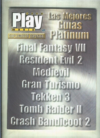 Play Mania suplemento especial Las mejores Guias Platinum