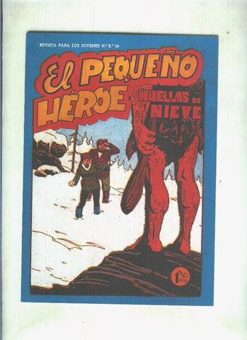 Facsimil: El Pequeño Heroe numero 074: Huellas en la nieve