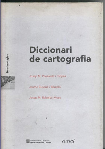 Diccionari de Cartografia