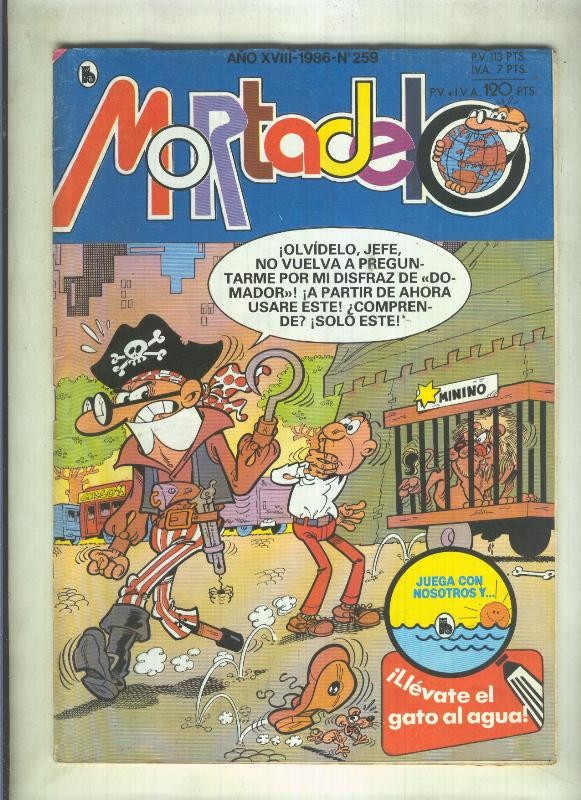 Super Mortadelo numero 259 (numerado 3 en trasera)