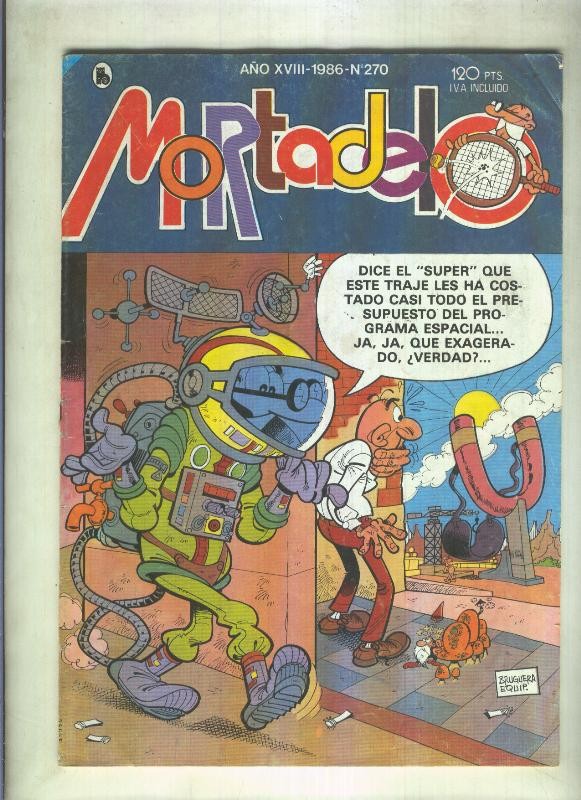 Super Mortadelo numero 270 (numerado 3 en trasera)