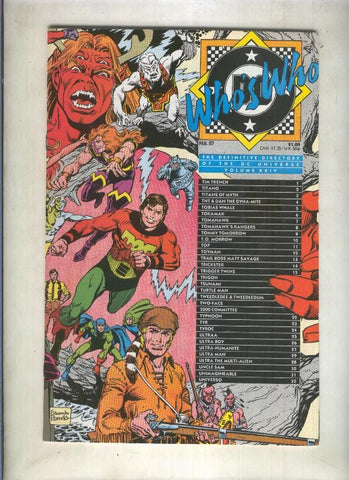 Who´s Who volumen 24 de febrero 1987