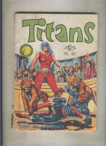 Titans numero 3 (1976) (lomo estropeado, falta primera pagina)