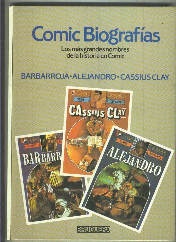 Comic Biografias: Barbarroja, Alejandro, Cassius Clay