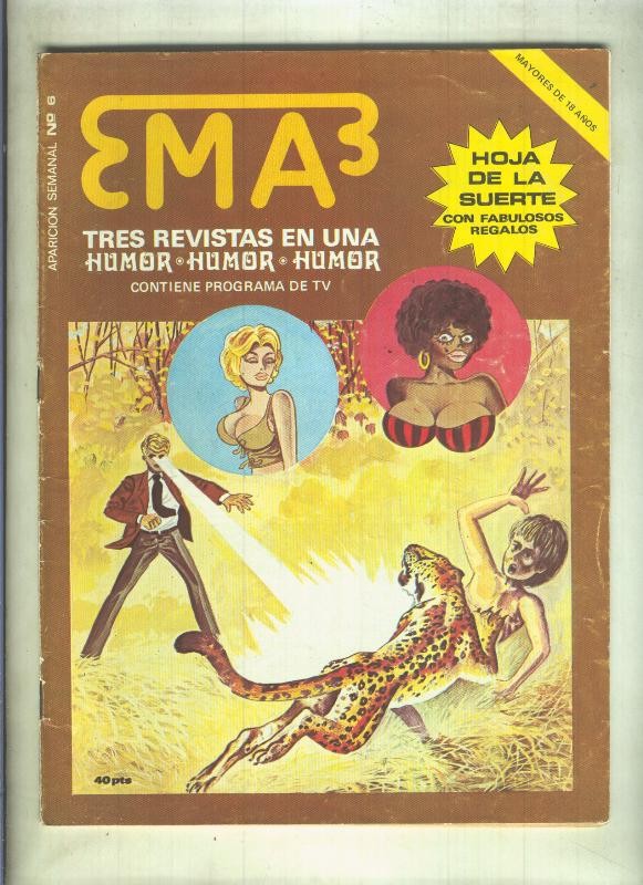 Ema3 (tres revistas en uno, comic + humor) numero 6
