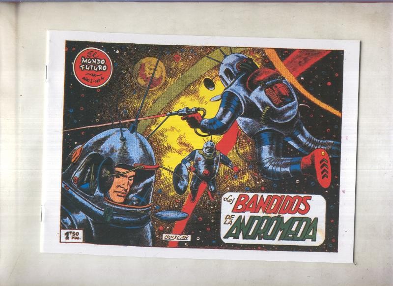 Facsimil: El Mundo Futuro numero 004: Los bandidos de la Andromeda
