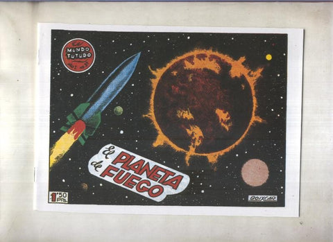 Facsimil: El Mundo Futuro numero 031: El planeta de fuego