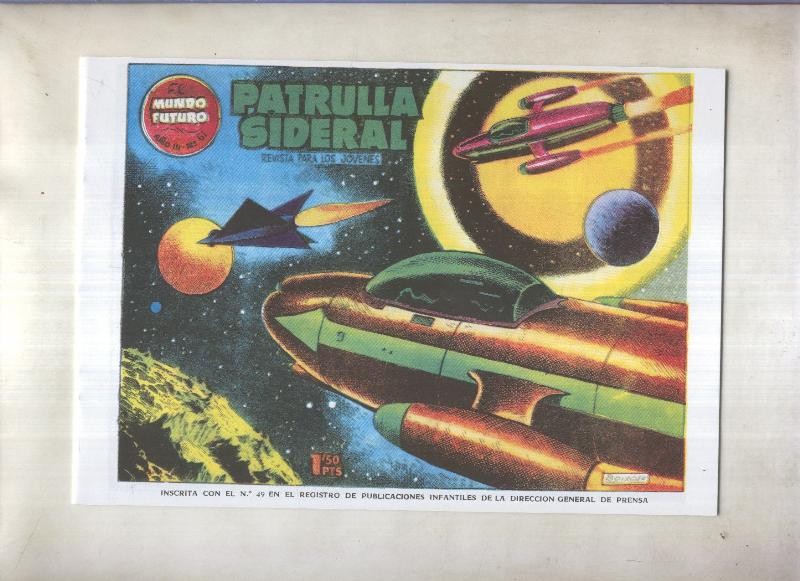 Facsimil: El Mundo Futuro numero 061: Patrulla sideral