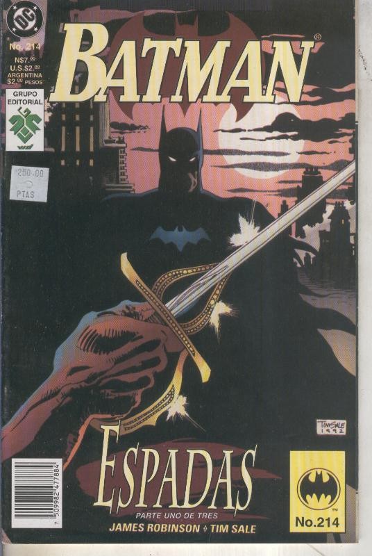 Batman numero 214: Espadas