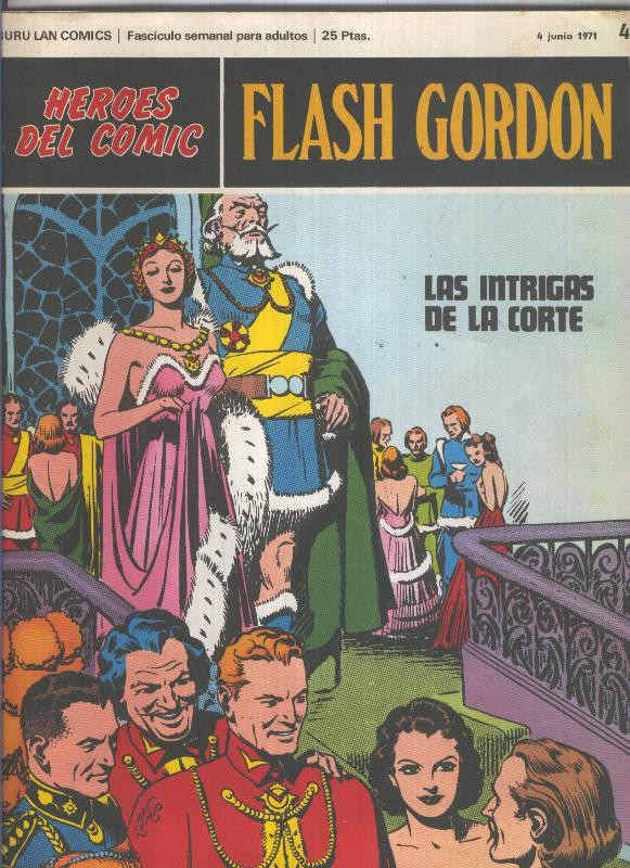 Heroes del Comic : Flash Gordon numero 004: Las intrigas de la corte