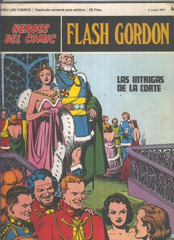 Heroes del Comic : Flash Gordon numero 004: Las intrigas de la corte