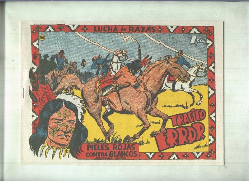 Facsimil: Lucha de Razas numero 56: Tragico error