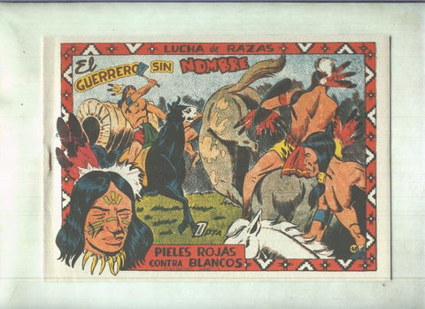 Facsimil: Lucha de Razas numero 49: El guerrero sin nombre