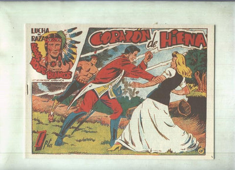 Facsimil: Lucha de Razas numero 19: Corazon de hiena