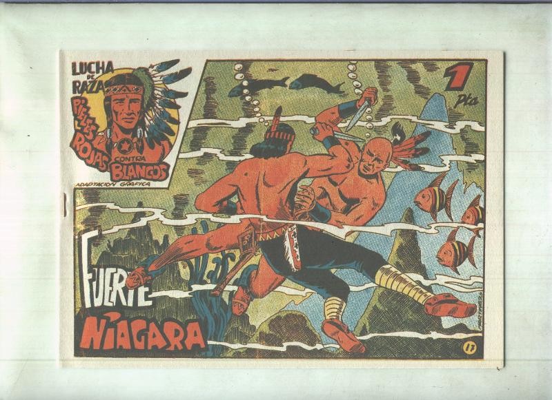 Facsimil: Lucha de Razas numero 17: Fuerte Niagara