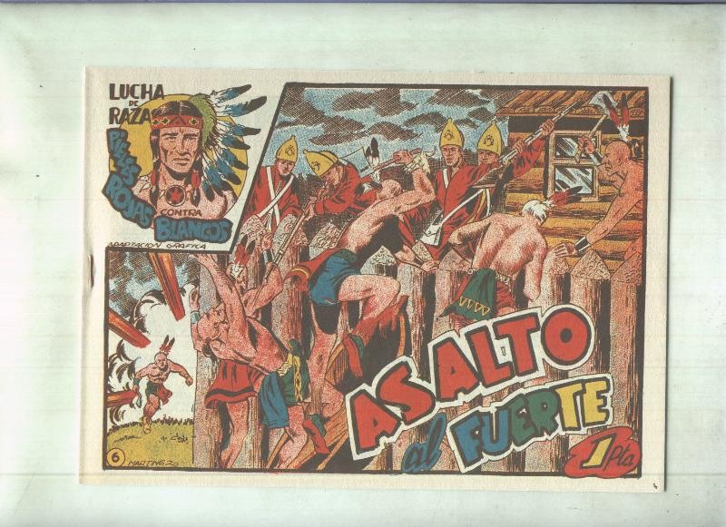Facsimil: Lucha de Razas numero 06: Asalto al fuerte