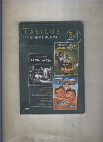 DVD: 3x1: Las minas del rey salmonete, La via lactea, Locos del aire