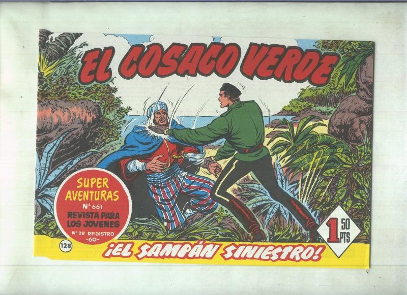 Facsimil de Ediciones B: El Cosaco Verde numero 128: El sampan siniestro
