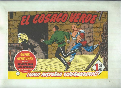 Facsimil de Ediciones B: El Cosaco Verde numero 125: Una historia sorprendente