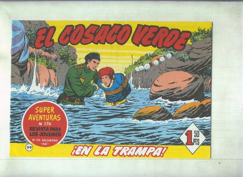 Facsimil de Ediciones B: El Cosaco Verde numero 099: En la trampa