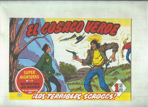Facsimil de Ediciones B: El Cosaco Verde numero 083: Los terribles Scroggs