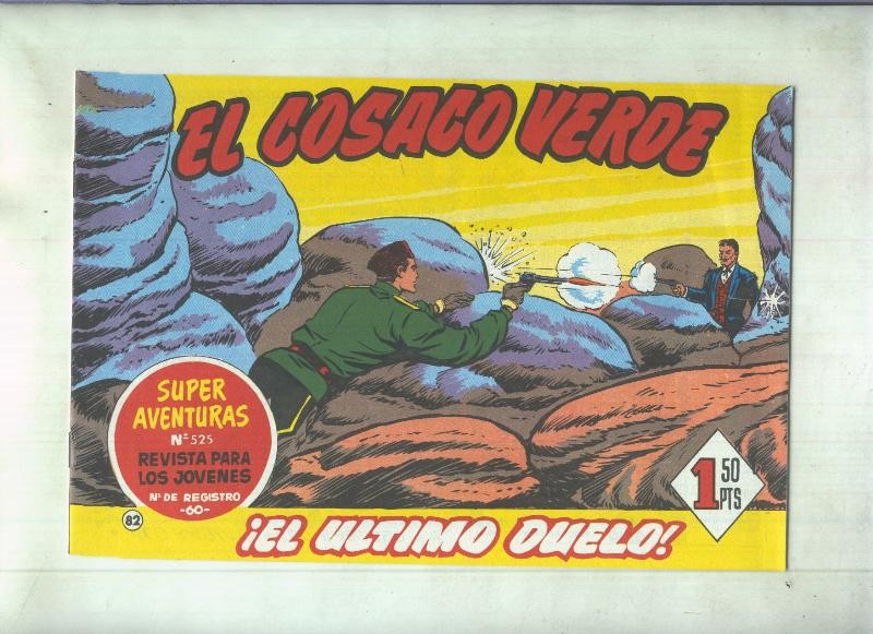 Facsimil de Ediciones B: El Cosaco Verde numero 082: El ultimo duelo