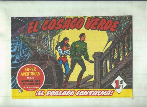 Facsimil de Ediciones B: El Cosaco Verde numero 078: El poblado fantasma