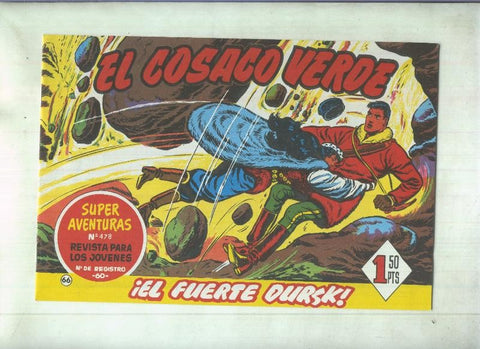 Facsimil de Ediciones B: El Cosaco Verde numero 066: El fuerte Dursk