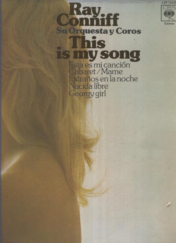 Disco Vinilo LP: RAY CONNIF - This is my song