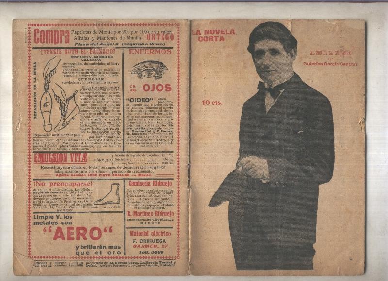 La novela corta numero 216: Al son de la guitarra