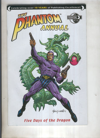 THE PHANTOM ANNUAL Numero 1: Five Days of the dragon. Portada alternativa