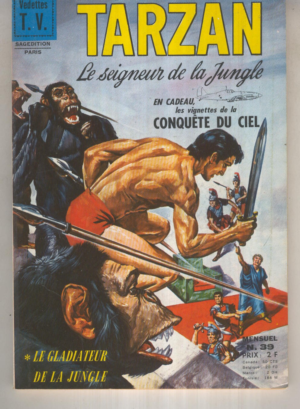 TARZAN Le Seigneur de la Jungle 39: Le gladiateur de la jungle