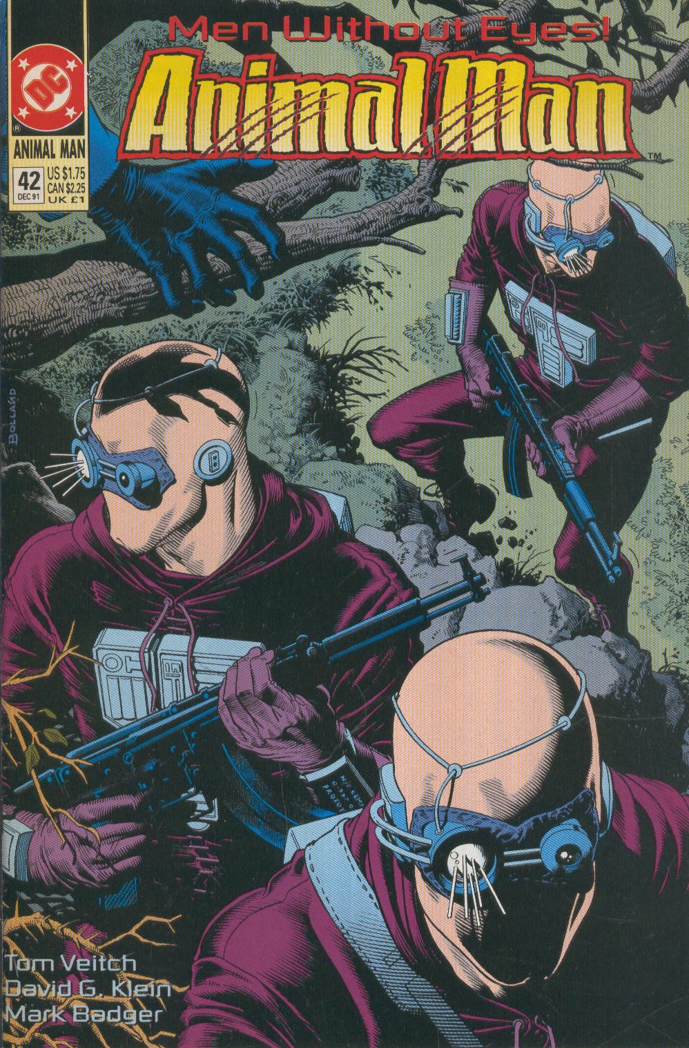 ANIMAL MAN Vol.1 numero 42: Men without eyes