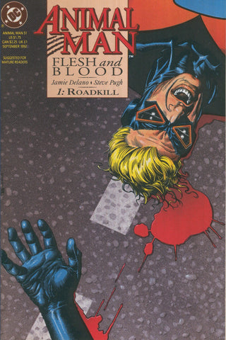 ANIMAL MAN Vol.1 numero 51: Flesh and blood part 01. Roadkill