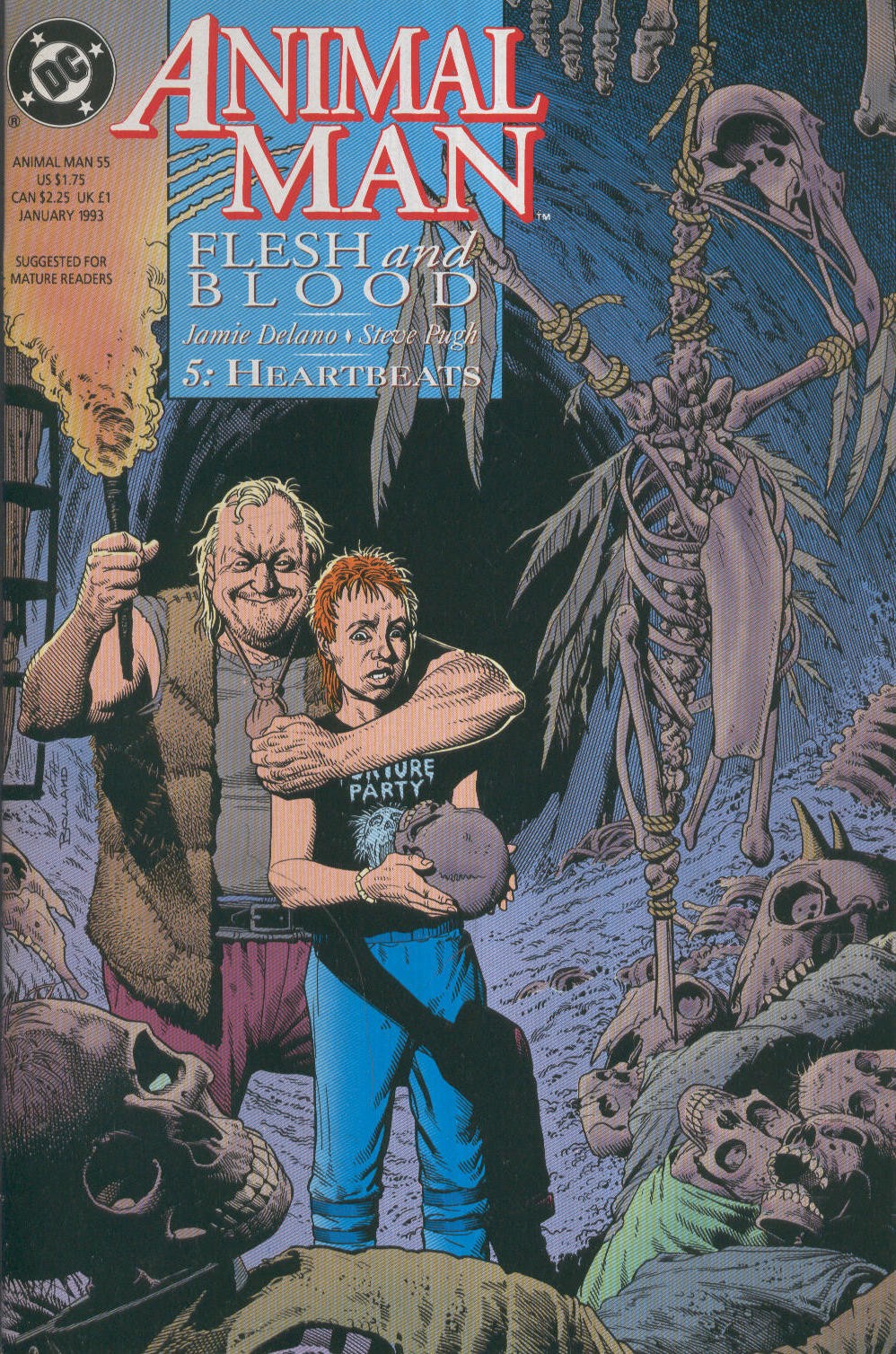 ANIMAL MAN Vol.1 numero 55: Flesh and blood part 05. Heartbeats