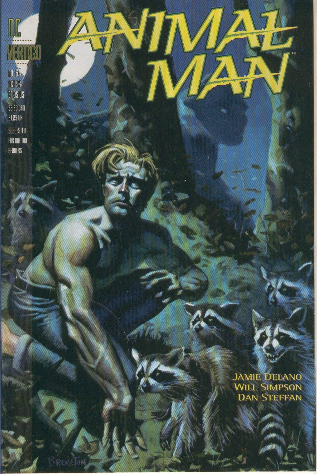 ANIMAL MAN Vol.1 numero 64: Breath of God