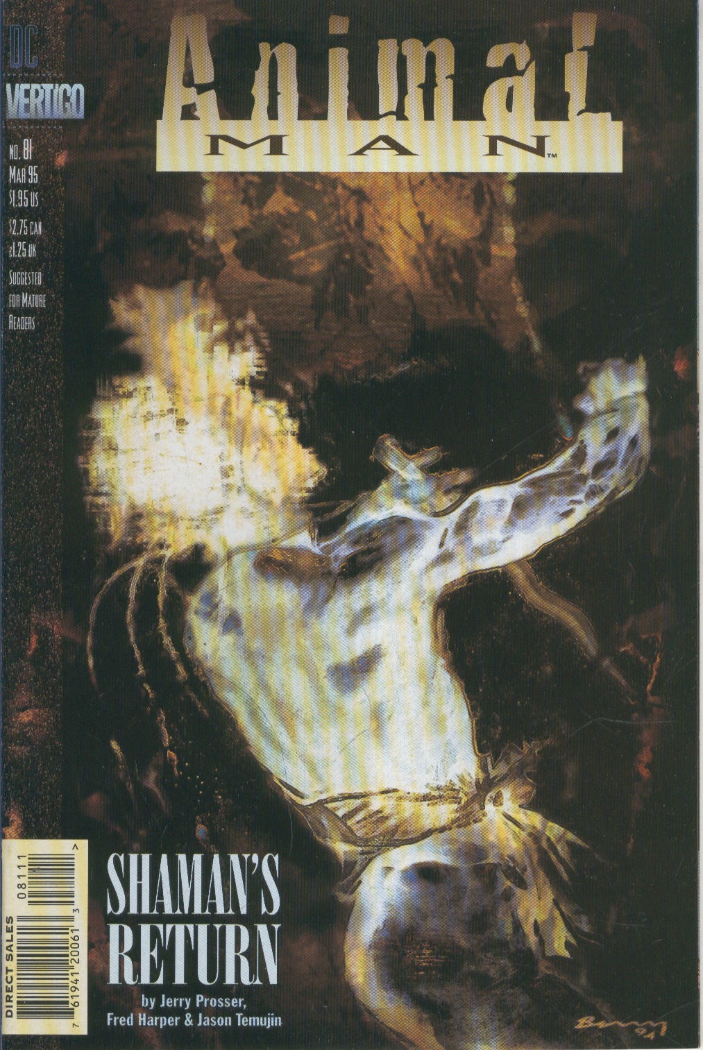 ANIMAL MAN Vol.1 numero 81: Wild Type part 01. Sharman Return