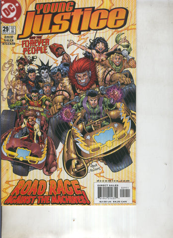 YOUNG JUSTICE Numero 29: Road rage against the machines