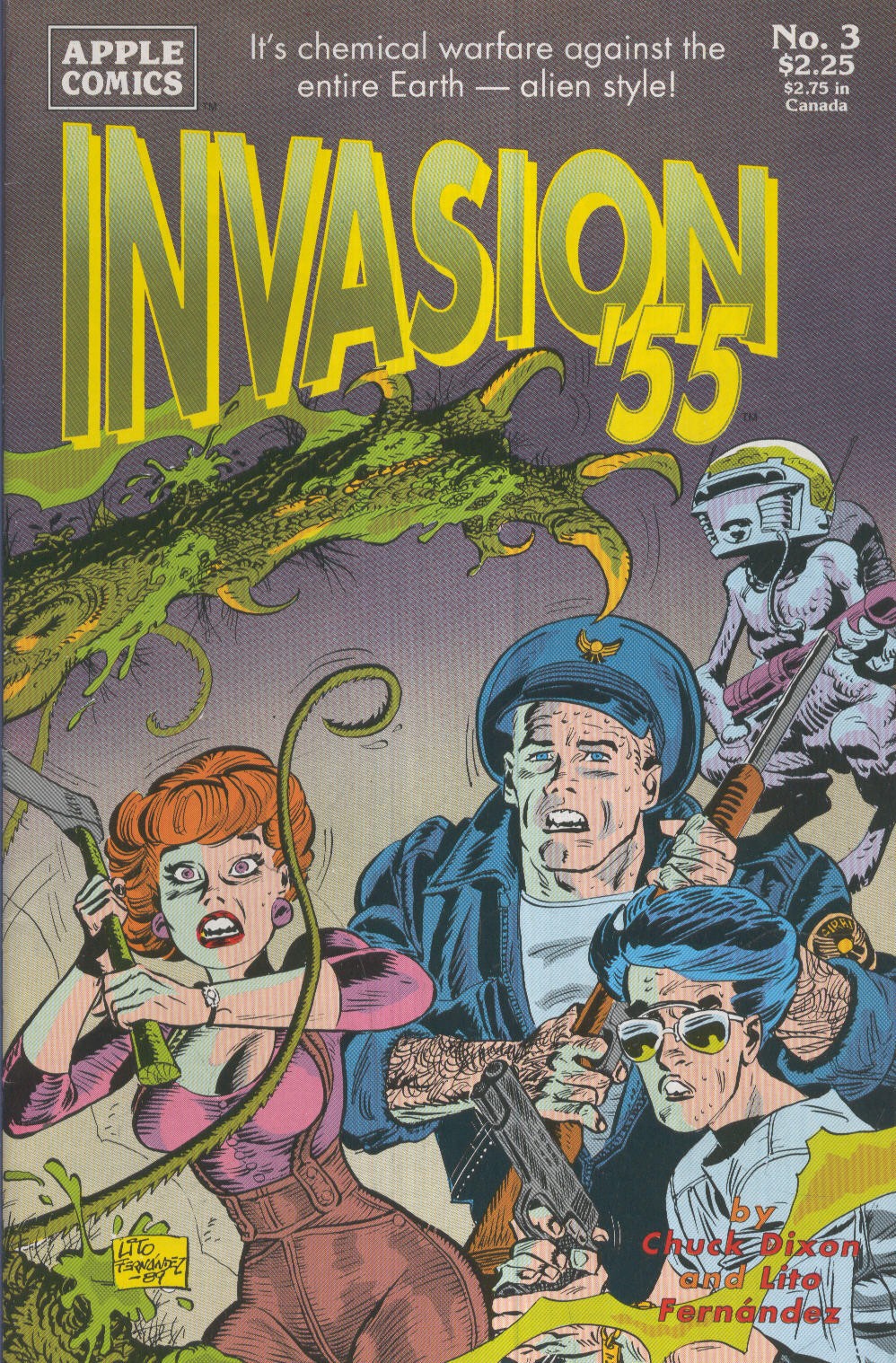 INVASION 55 Apple Comics: Numero 03