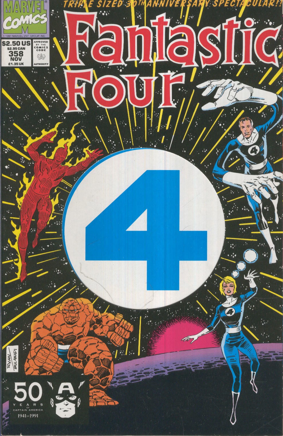 FANTASTIC FOUR Vol.01: Numero 358 TRIPLE SIZED 30th Anniversary