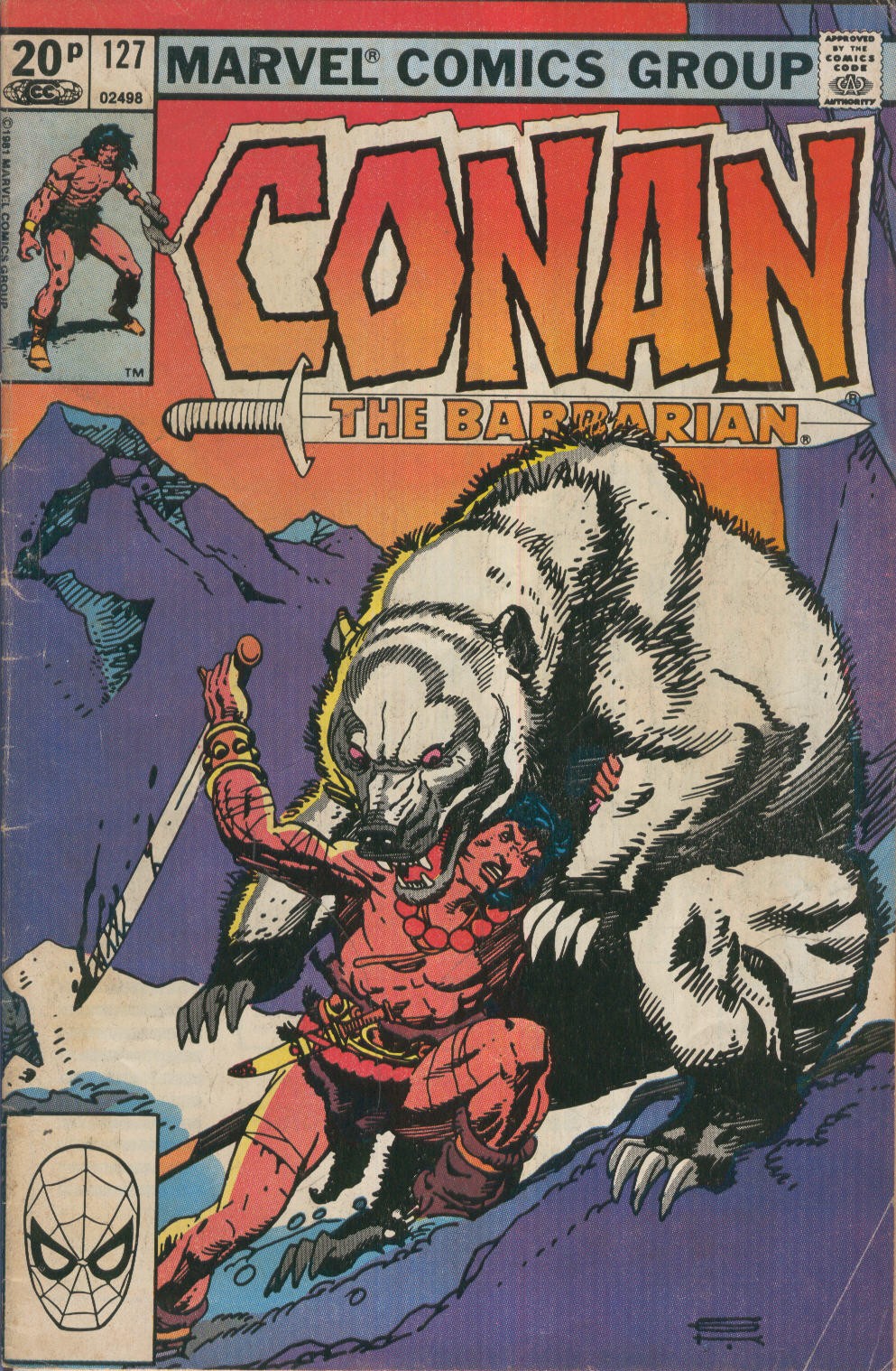 CONAN THE BARBARIAN Vol.1 Numero 127: The snow haired woman of the wastes