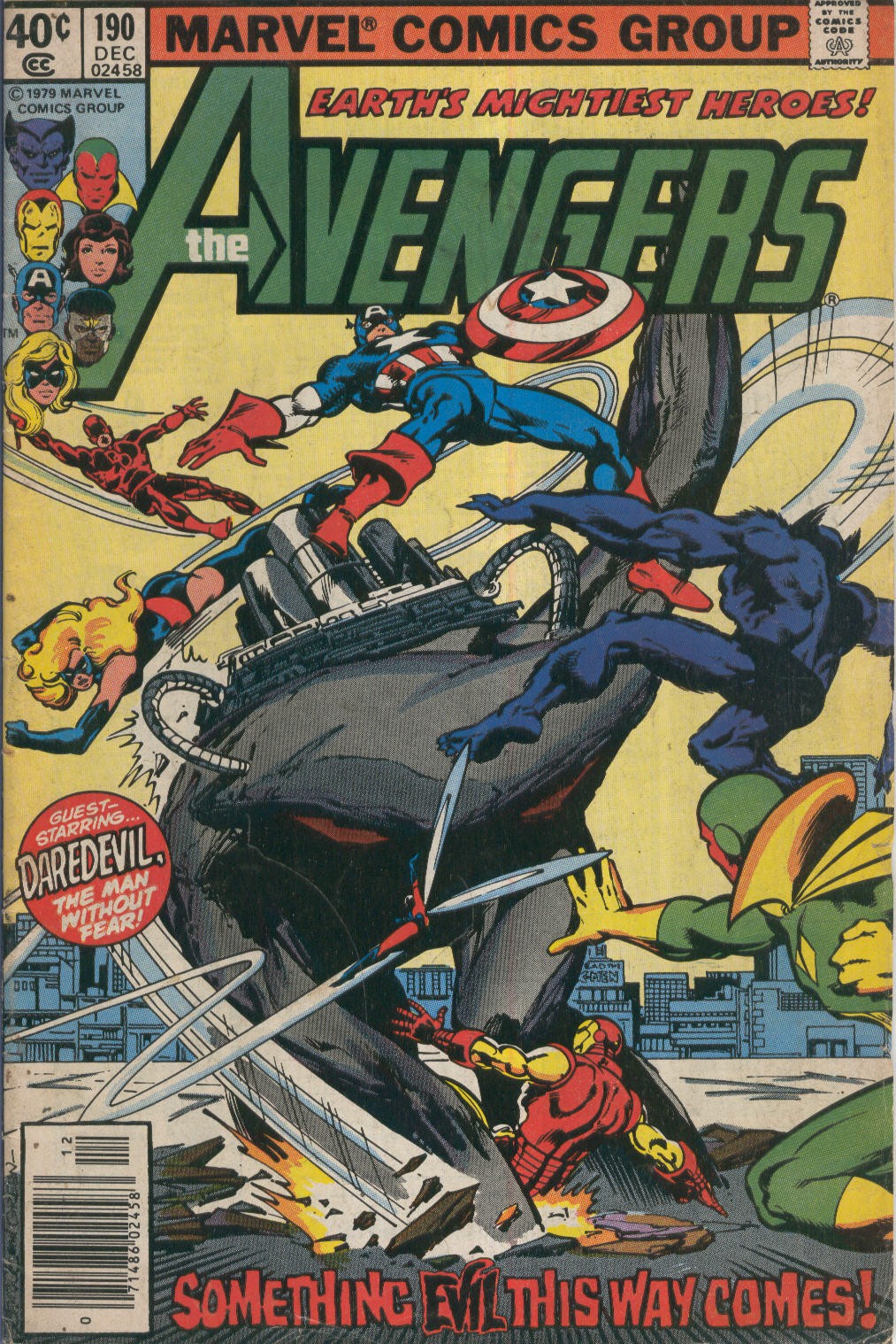 THE AVENGERS Vol.1  Numero 190: Heart of Stone
