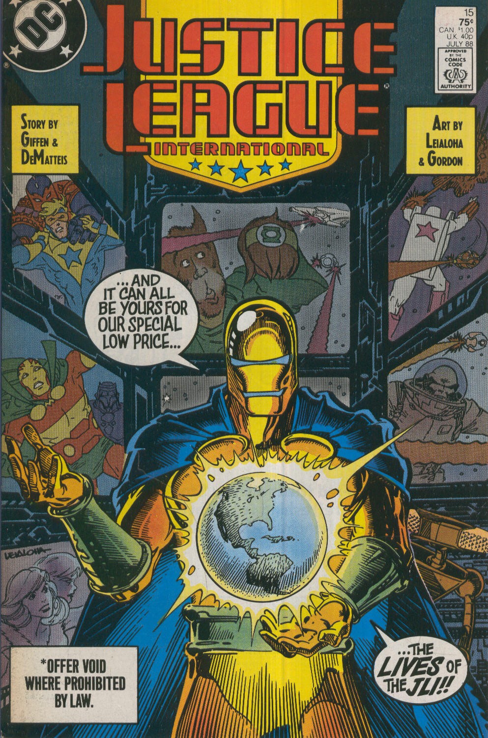JUSTICE LEAGUE INTERNATIONAL Vol.01 Numero 15: Gnort and South