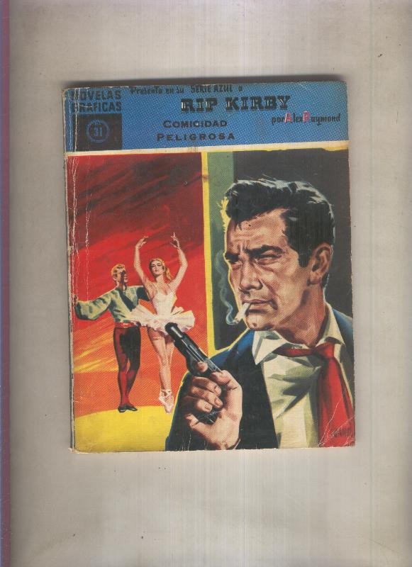 Serie Azul: Rip Kirby numero 31: Comicidad peligrosa