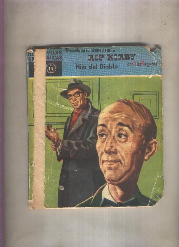 Serie Azul: Rip Kirby numero 19: Hija del diablo (cuelta suelta y con rotos)